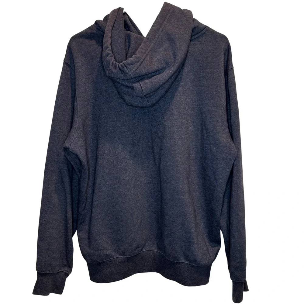 The North Face Hoodie Medium Men's‎ Dark Gray Half Dome Logo Pullover Kangaroo